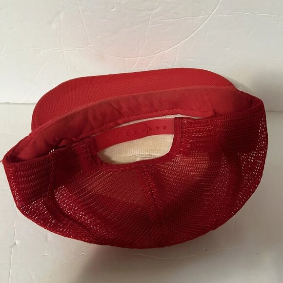Vintage 80s “Coke Is It” Trucker Hat Cap Red Snapback 1980s #R4 - Picture 2 of 2